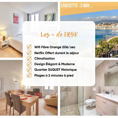 Daire Frgk Stylish 1br Clemenceau Steps From Ac Ultrafast Wifi Cannes