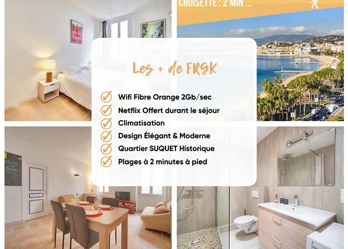 Daire Frgk Stylish 1br Clemenceau Steps From Ac Ultrafast Wifi Cannes